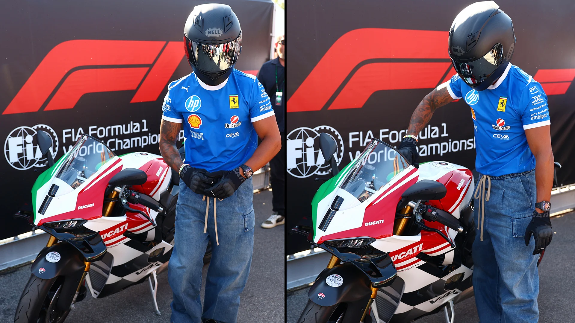 L'entrée de Hamilton samedi était une autre mémorable!